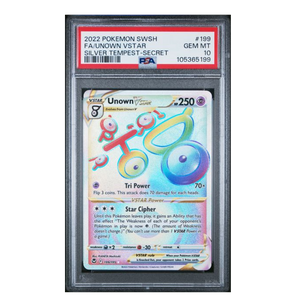 Unown VTSAR Silver Tempest #199 PSA 10 - Poke-Collect