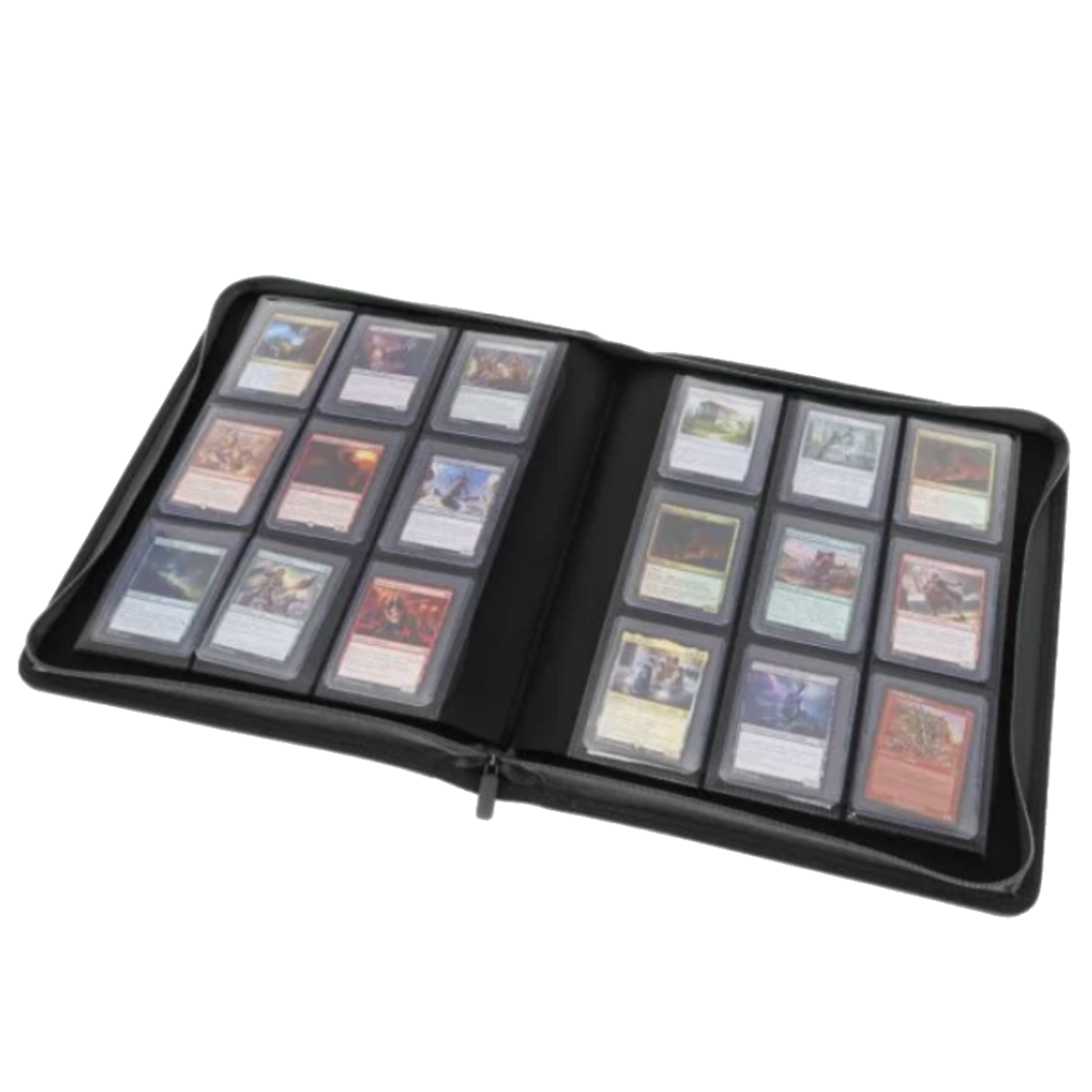 Z-Folio 9-Pocket LX Album - Toploaders - Black - BCW - Poke-Collect