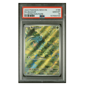 Bulbasaur IR Mew-En #166 PSA 10 - Poke-Collect