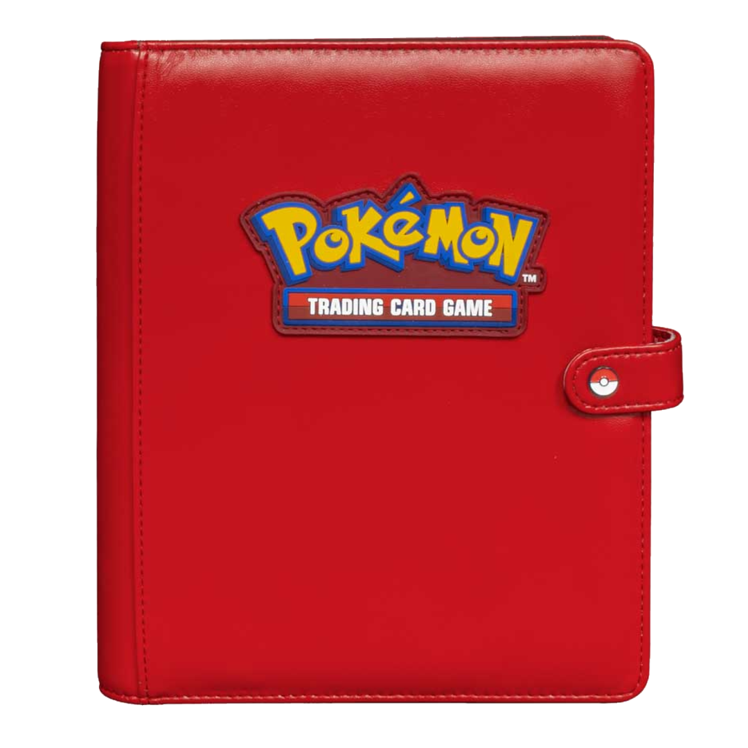 Ultra Pro Premium Snap Binder 4-Pocket Pokemon - RED - Poke-Collect