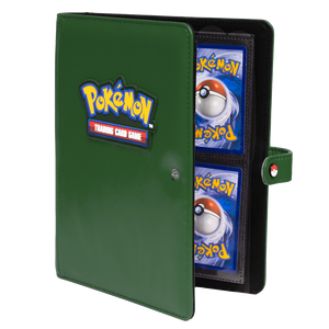 Ultra Pro Premium Snap Binder 4-Pocket Pokemon - GREEN - Poke-Collect
