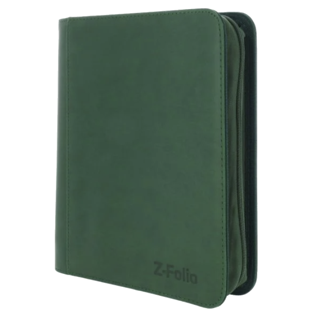 Z-Folio 9-Pocket LX Album - Toploaders - GREEN - BCW - Poke-Collect