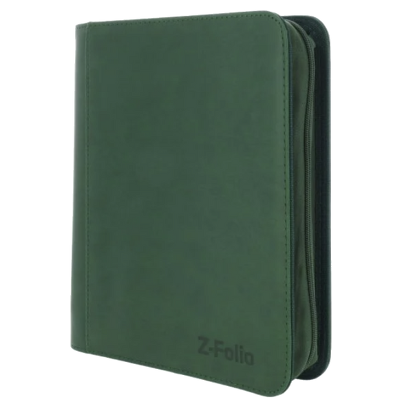 Z-Folio 9-Pocket LX Album - Toploaders - GREEN - BCW - Poke-Collect