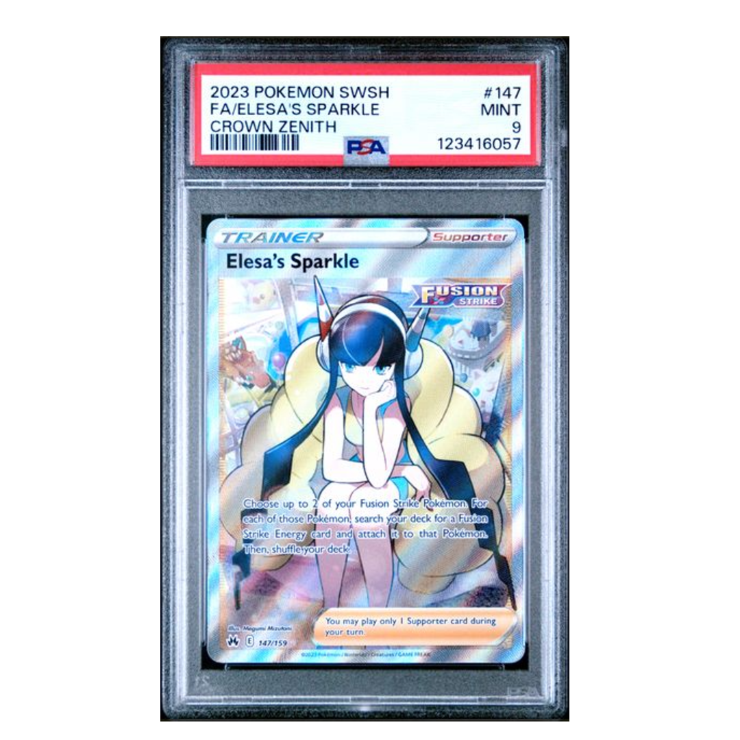 Elesa's Sparkle FA Crown Zenith #147 PSA 9 - Poke-Collect