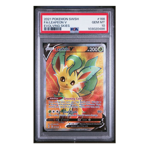 Leafeon V Full Art Evolving Skies #166 PSA 10 - Poke-Collect
