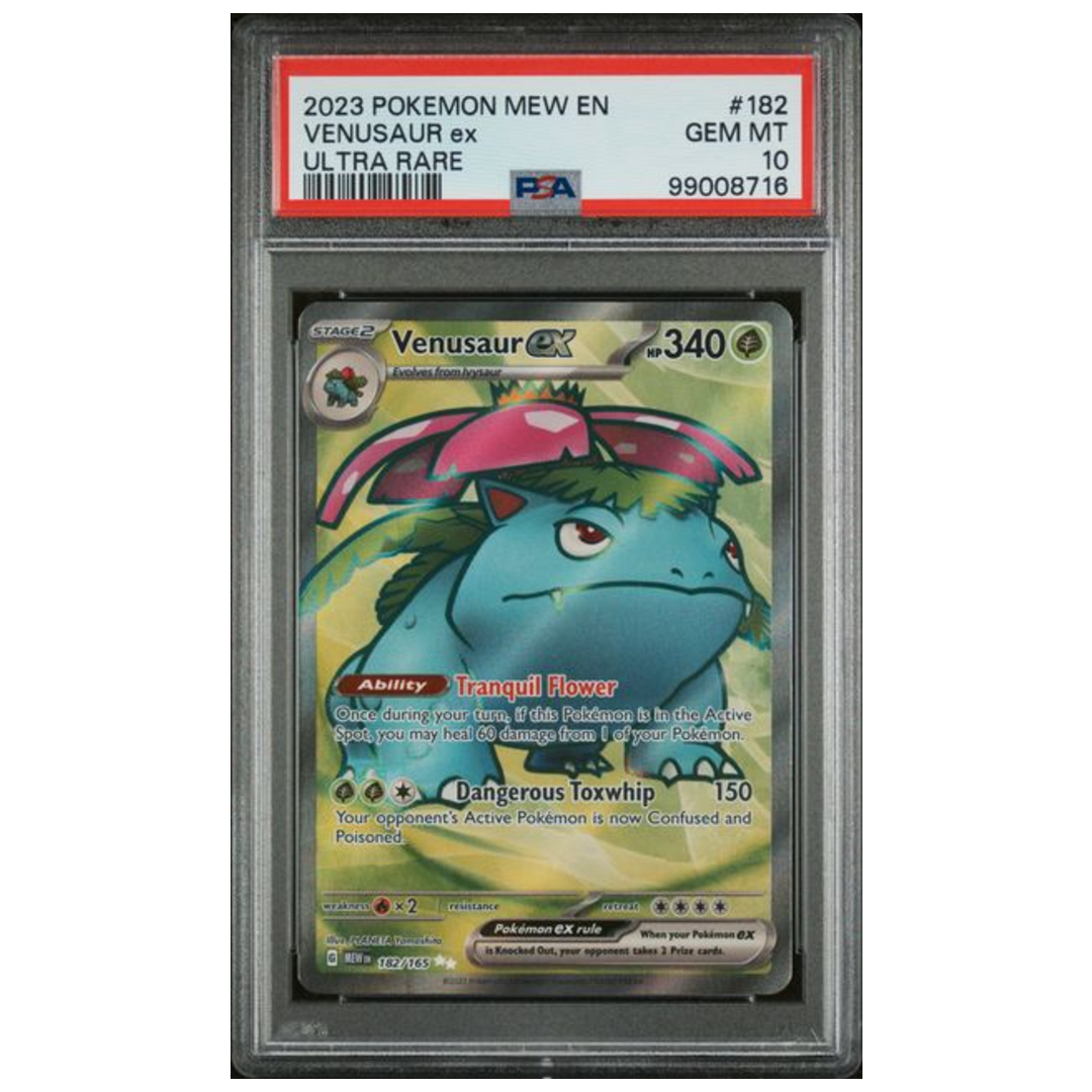 Venusaur ex 151 ENG #182 PSA 10 - Poke-Collect