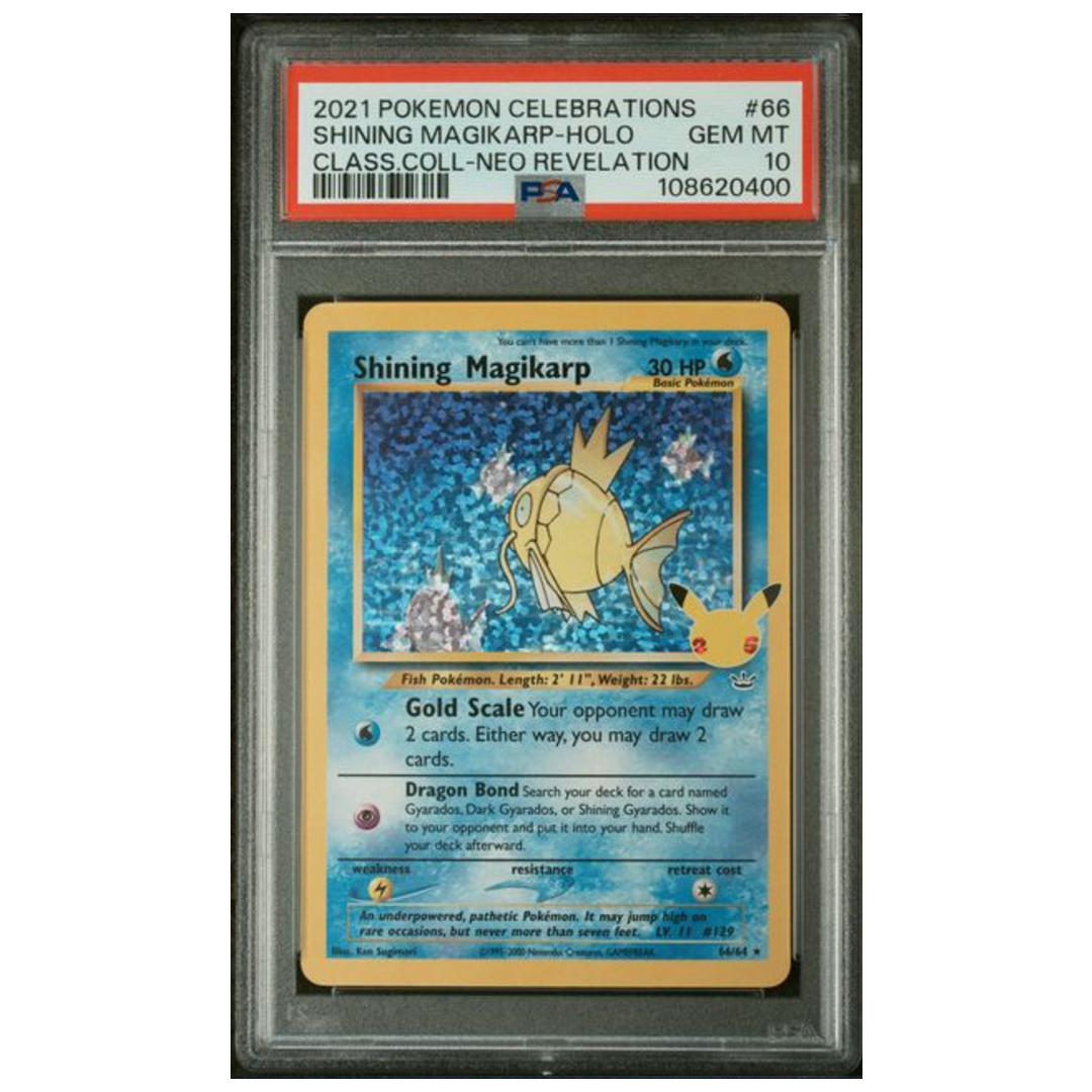 Shining Magikarp Celebrations #66 PSA 10 - Poke-Collect