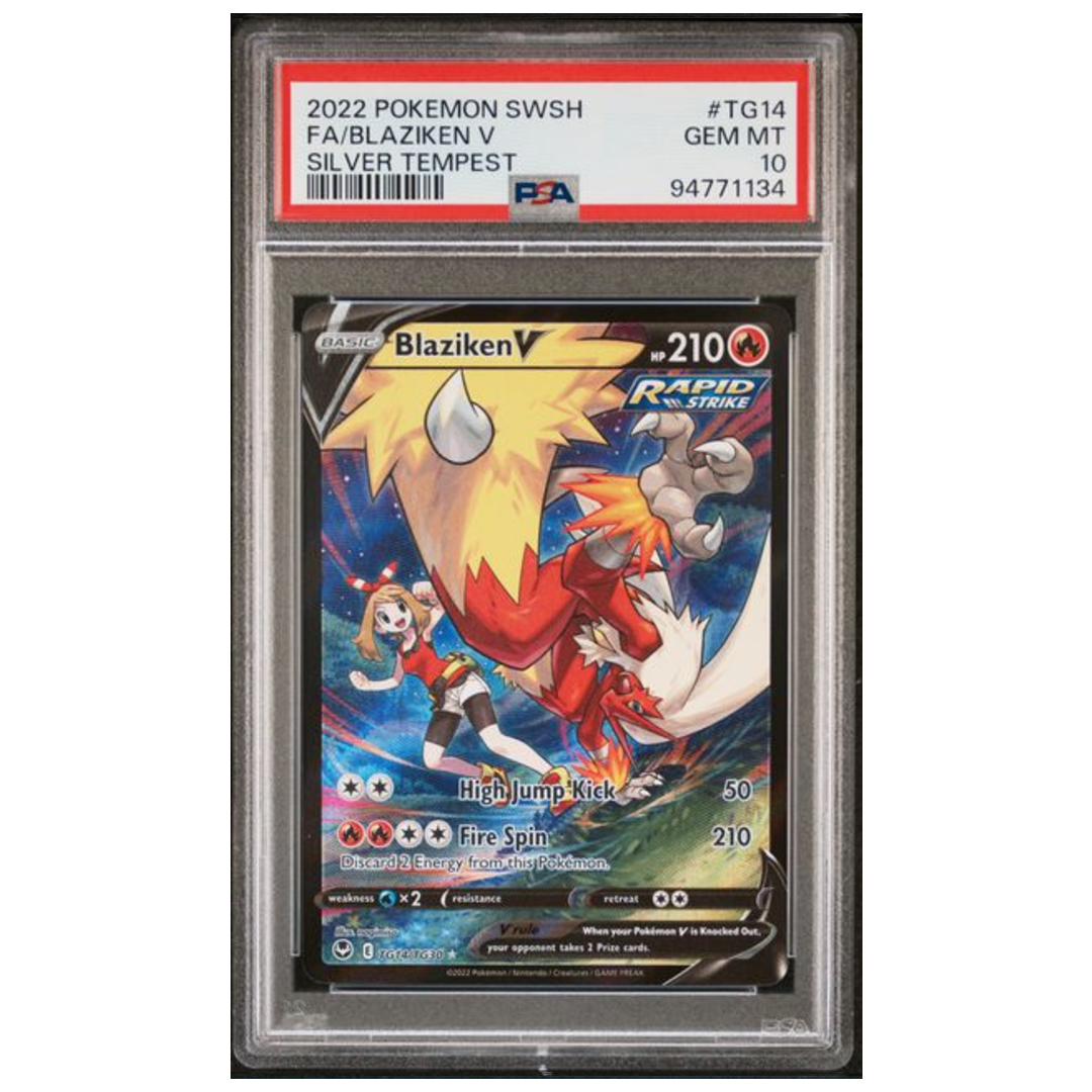Blaziken V Silver Tempest #TG14 PSA 10 - Poke-Collect