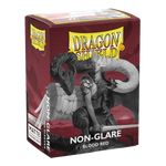 Dragon Shield - Matte 100 Count Sleeves - BLOOD RED NON-GLARE - Poke-Collect