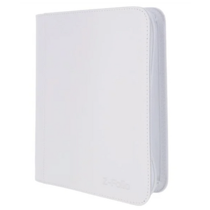 Z-Folio 9-Pocket LX Album - Toploaders - WHITE - BCW - Poke-Collect