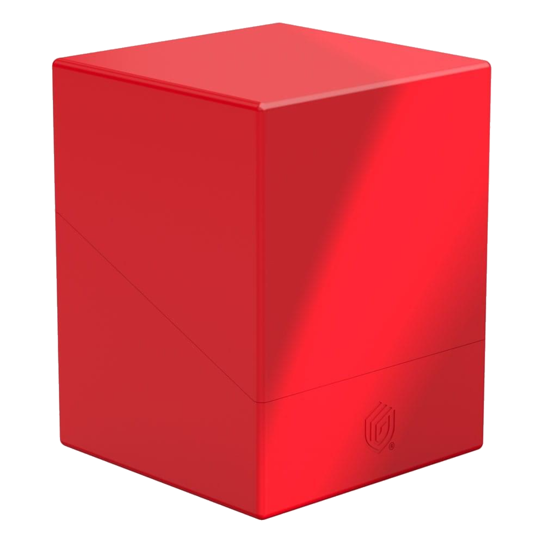 Boulder Deck Case 100+ - SOLID RED - Ultimate Guard Deck Boxes - Poke-Collect