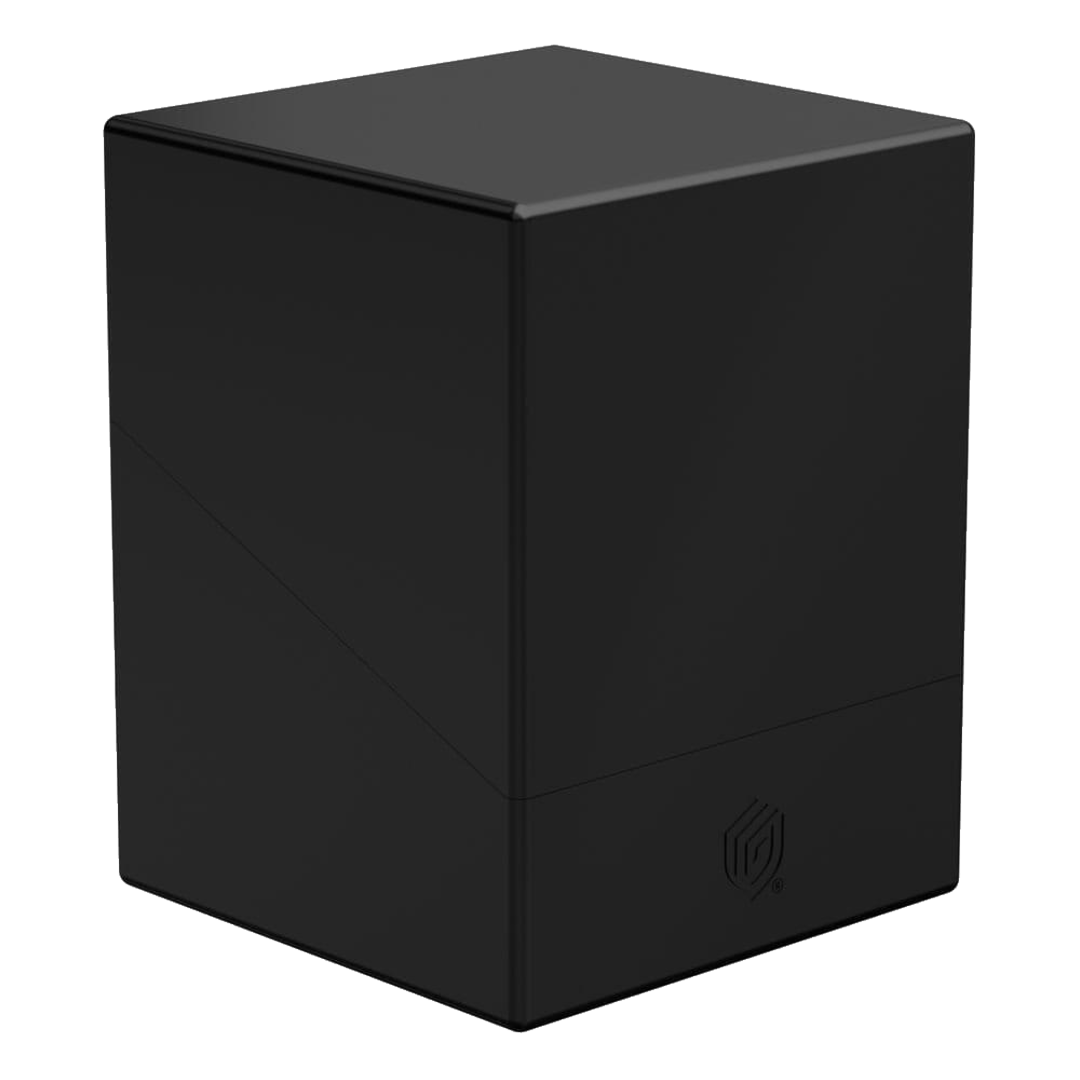 Boulder Deck Case 100+ - SOLID BLACK - Ultimate Guard Deck Boxes - Poke-Collect