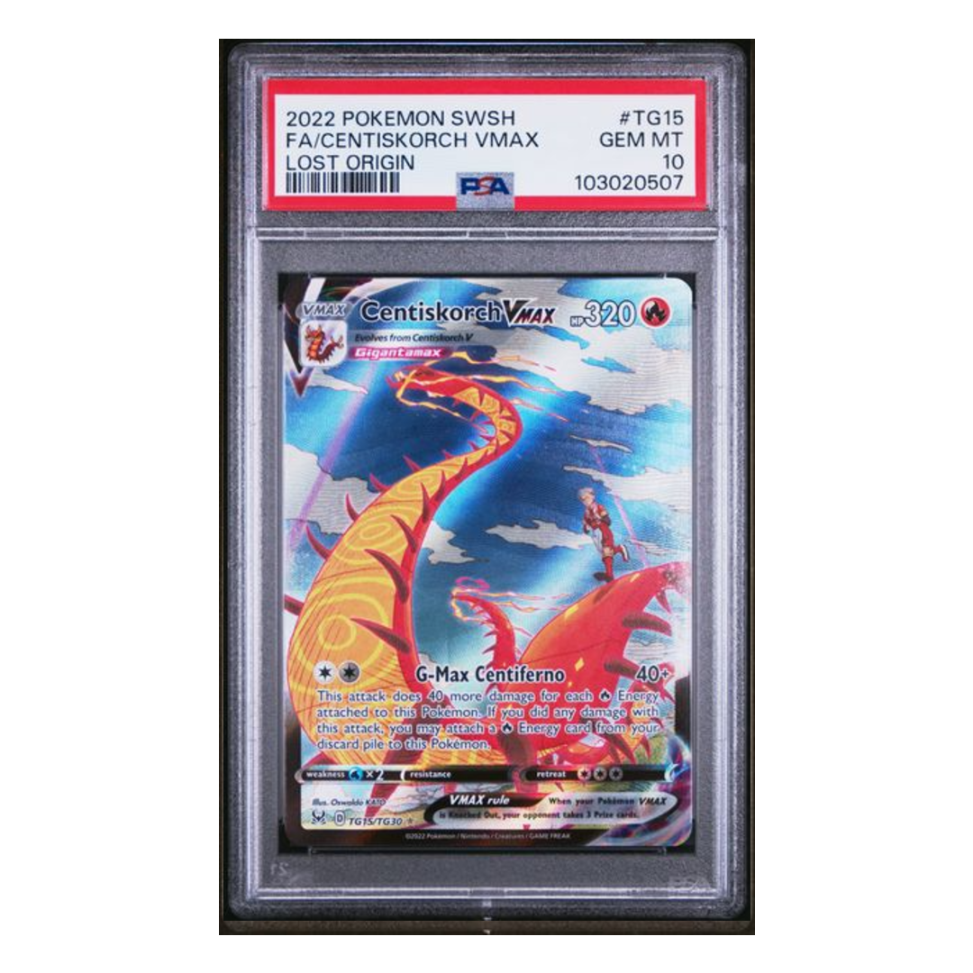 Centiskorch Vmax Trainer Gallery Lost Origin #TG15 PSA 10 - Poke-Collect