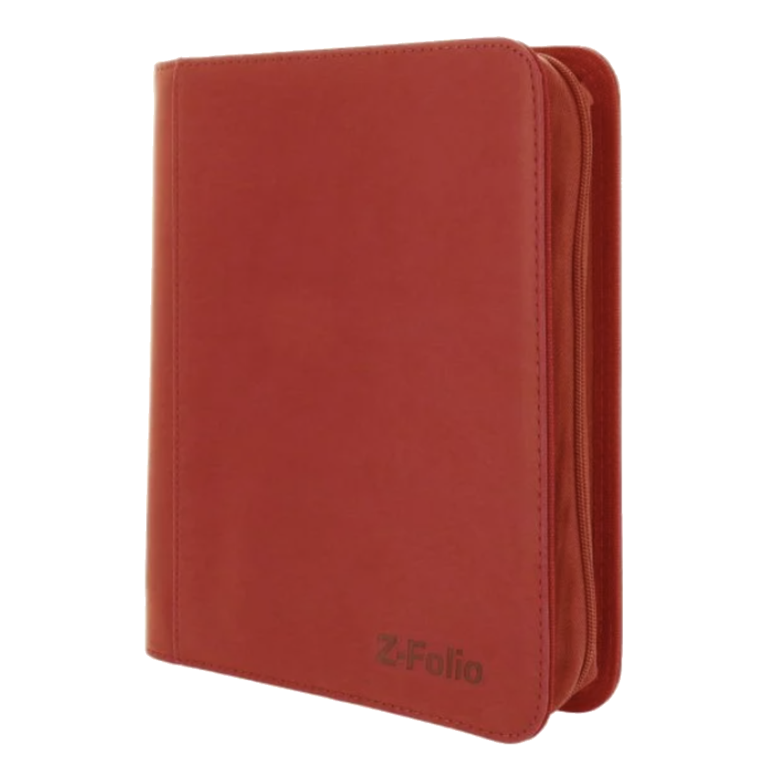 Z-Folio 9-Pocket LX Album - Toploaders - RED - BCW - Poke-Collect