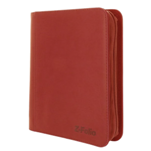 Z-Folio 9-Pocket LX Album - Toploaders - RED - BCW - Poke-Collect