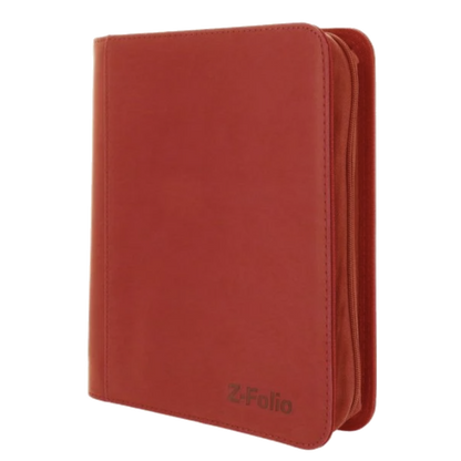 Z-Folio 9-Pocket LX Album - Toploaders - RED - BCW - Poke-Collect