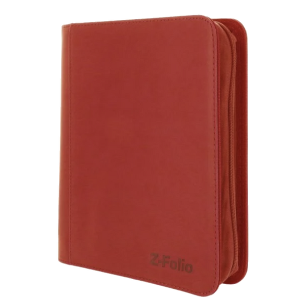 Z-Folio 9-Pocket LX Album - Toploaders - RED - BCW - Poke-Collect