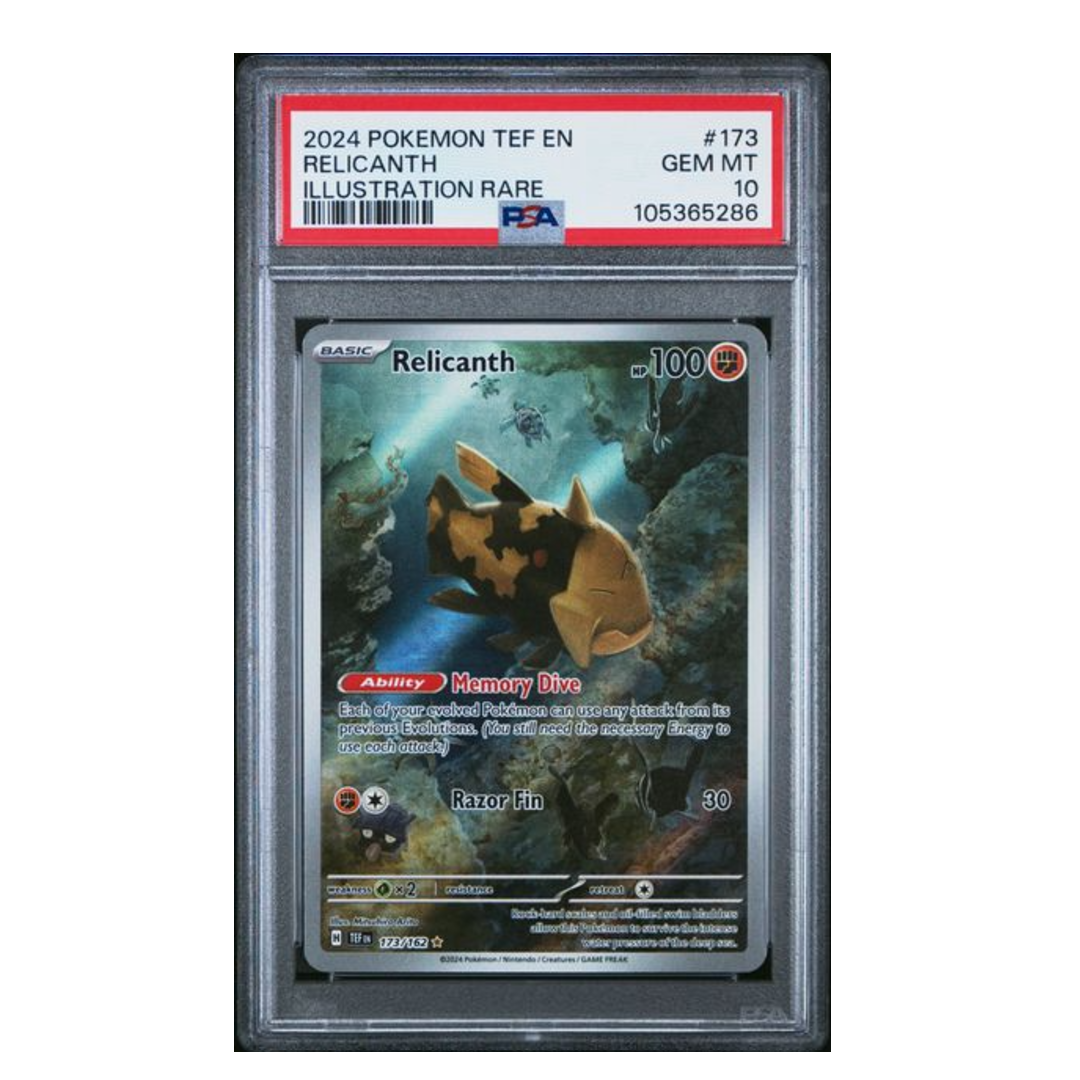 Relicanth IR Temporal Forces #173 PSA 10 - Poke-Collect