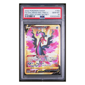Galarian Moltres V Secret Rare #183 PSA 10 - Poke-Collect