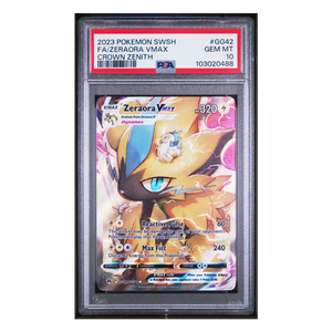Zeraora Vmax Galarian Gallery Crown Zenith #GG42 PSA 10 - Poke-Collect