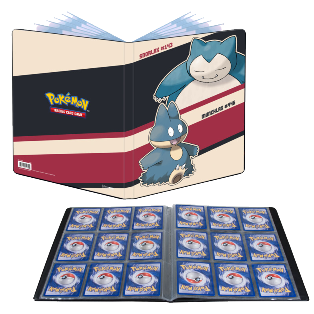 Ultra Pro Portfolio 9 Pocket Pokemon Snorlax and Munchlax - Poke-Collect