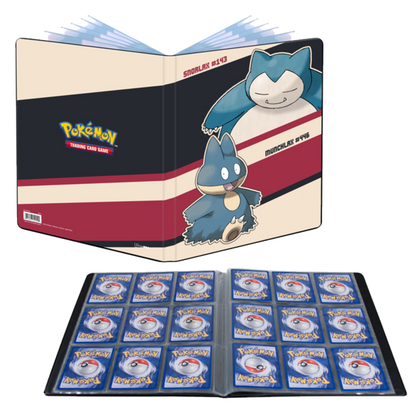 Ultra Pro Portfolio 9 Pocket Pokemon Snorlax and Munchlax - Poke-Collect
