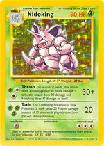 Nidoking - 11/102 - Base Set Unlimited Holo Rare front