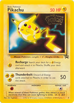 Pikachu - 4 - Wizards Black Star Promo Kids WB First Movie Stamp front