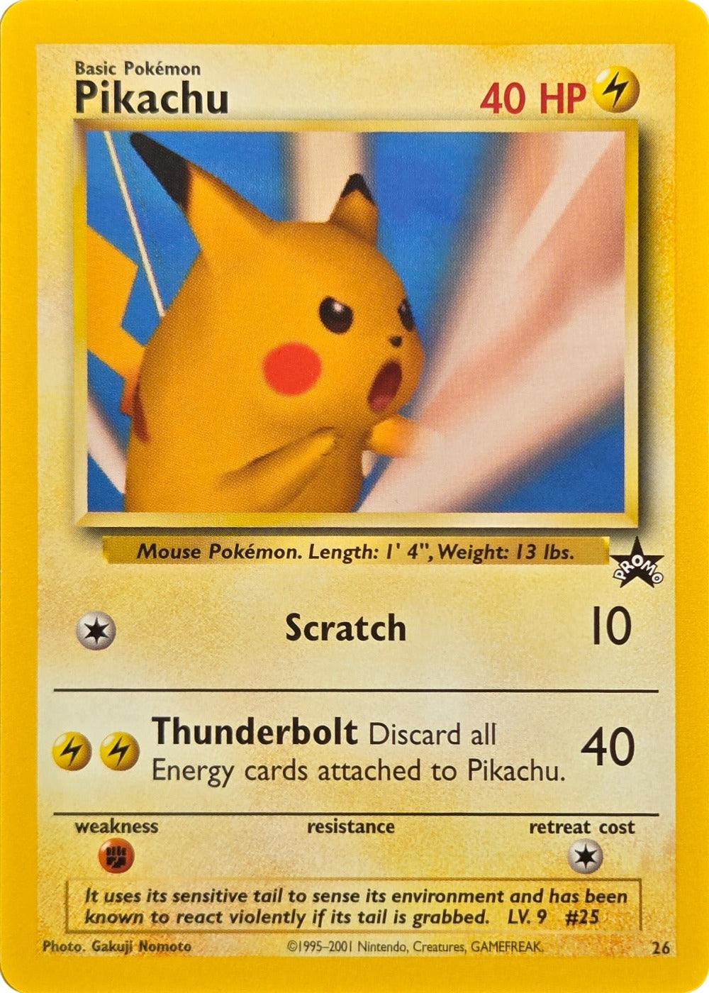 Pikachu - 26 - Wizards Black Star Promo front