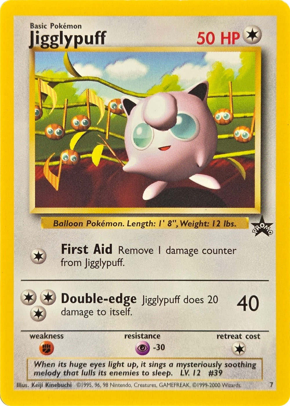 Jigglypuff - 7 - Wizards Black Star Promo front