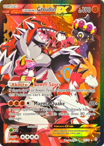 Team Magma's Groudon EX - 15/34 - Double Crisis Full Art front