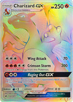 Charizard GX - 150/147 - Burning Shadows Rainbow Rare front