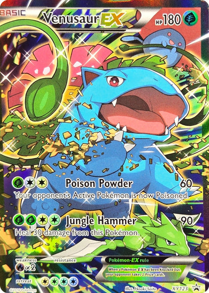 Venusaur EX - XY123 - XY Black Star Promo Full Art front