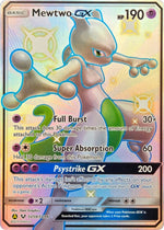 Mewtwo GX - SV59/SV94 - Hidden Fates Shiny Vault Shiny Full Art Holo front