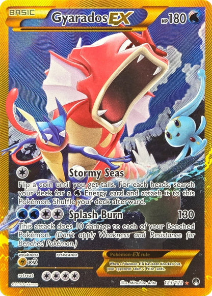 Gyarados EX - 123/122 - BREAKpoint Secret Rare Gold (Moderately Played) front