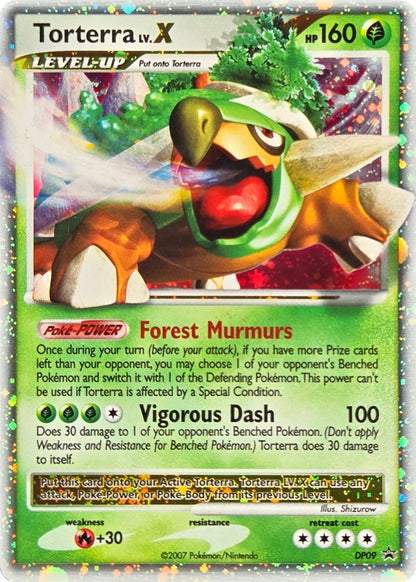 Torterra LV.X - DP09 - Diamond & Pearl Black Star Promos Holo Promo (Lightly Played) front