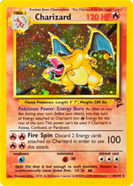 Charizard - 4/130 - Base Set 2 Holo Rare (Moderately Played) front