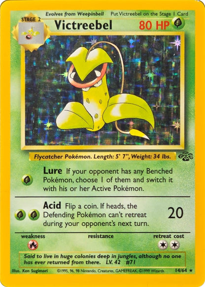 Victreebel - 14/64 - Jungle Unlimited Holo Rare (Lightly Played) front