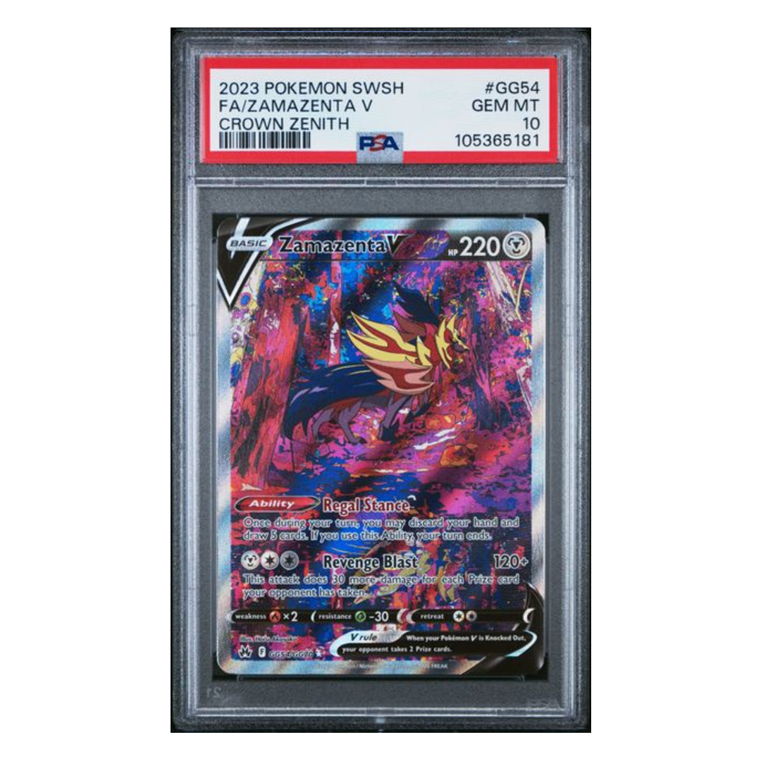 Zamazenta V FA Crown Zenith #GG54 PSA 10 - Poke-Collect