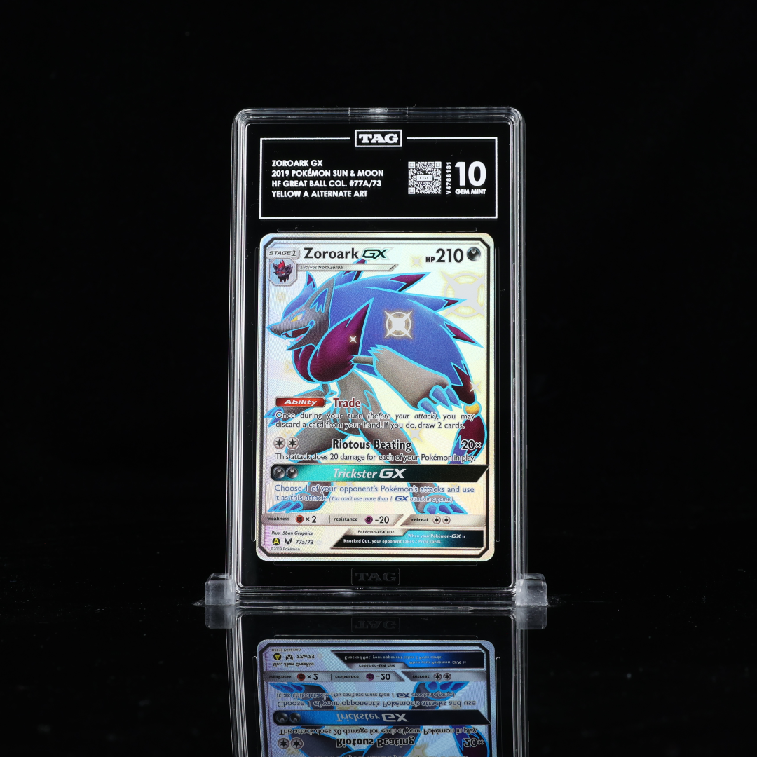 Zoroark GX FA Shiny Hidden Fates #77aTAG 10 - Poke-Collect