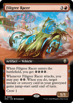 Filigree Racer (M3C-056) - Modern Horizons 3 Commander: (Extended Art) - Poke-Collect