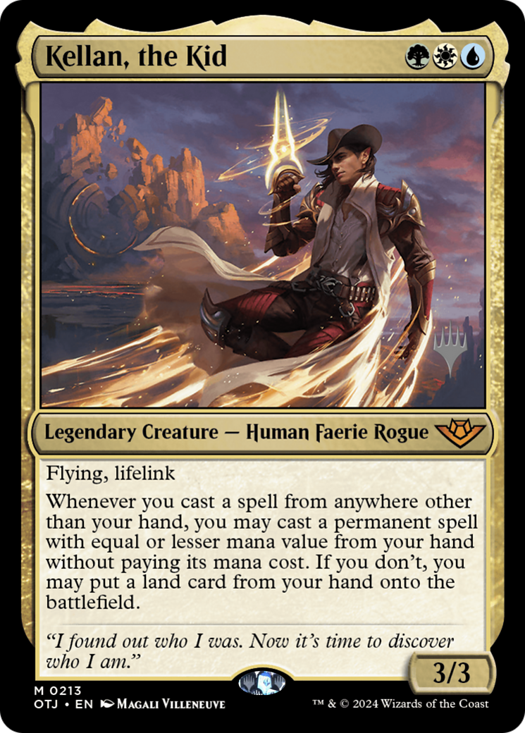 Kellan, the Kid (PPOTJ-213) - Outlaws of Thunder Junction Promos - Poke-Collect