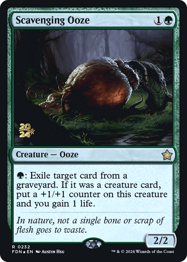 Scavenging Ooze (PRE-232) - Foundations Promos Foil - Poke-Collect