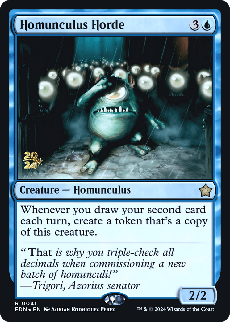 Homunculus Horde (PRE-041) - Foundations Promos Foil - Poke-Collect