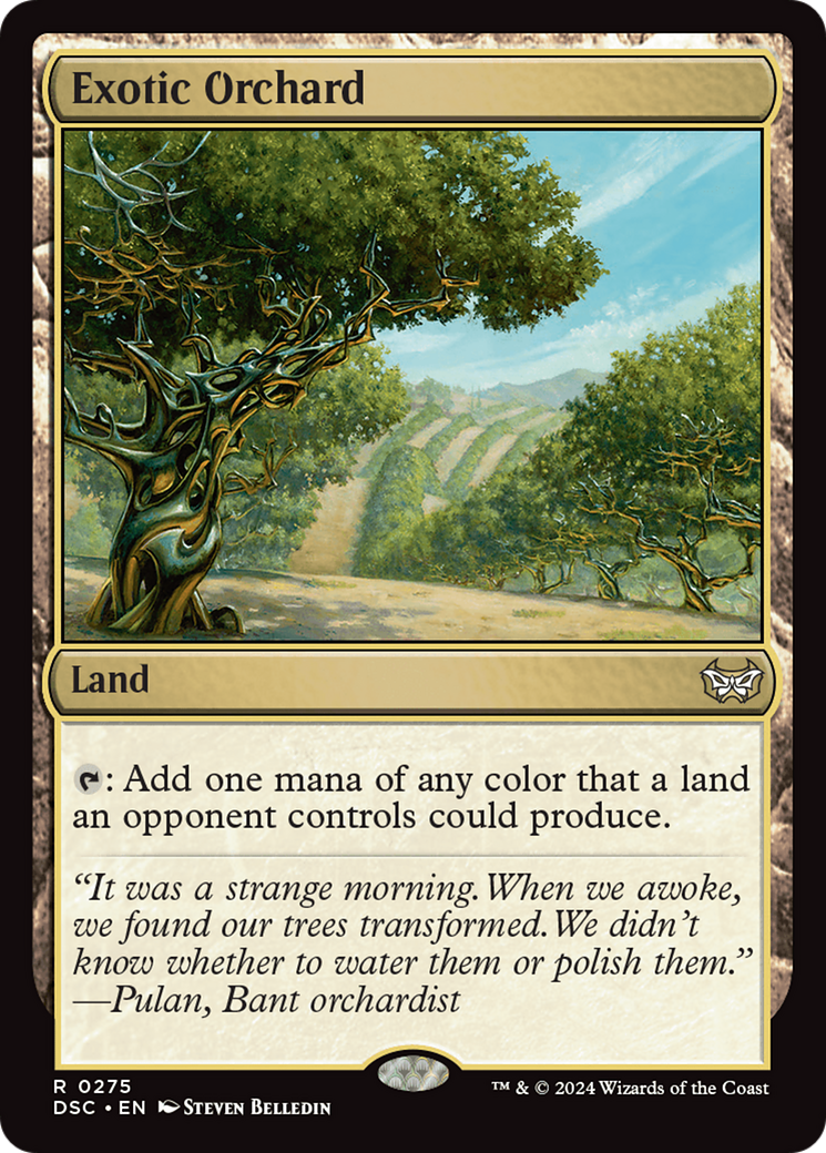 Exotic Orchard (DSC-275) - Duskmourn: House of Horror Commander - Poke-Collect