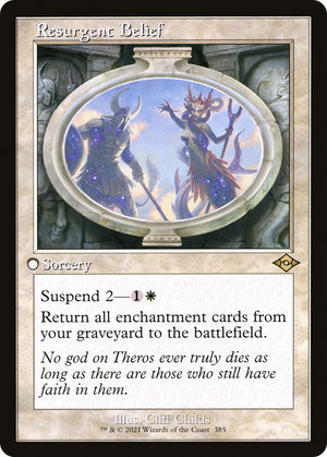 Resurgent Belief (MH2-385) - Modern Horizons 2 Foil - Poke-Collect