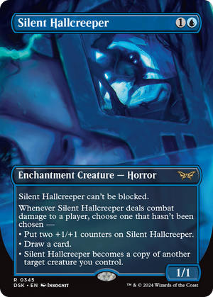 Silent Hallcreeper (DSK-345) - Duskmourn: House of Horror (Borderless) - Poke-Collect