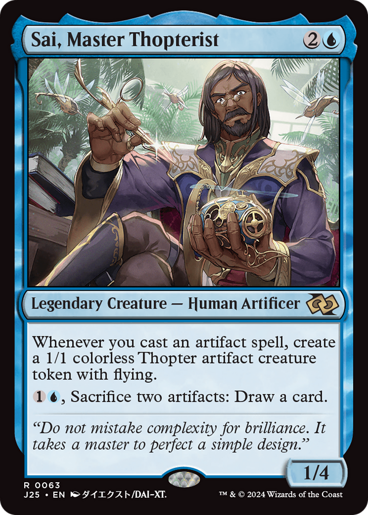 Sai, Master Thopterist (J25-063) - Foundations Jumpstart - Poke-Collect