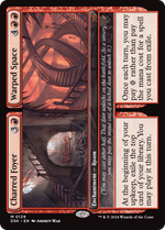 Charred Foyer // Warped Space (DSK-129) - Duskmourn: House of Horror - Poke-Collect