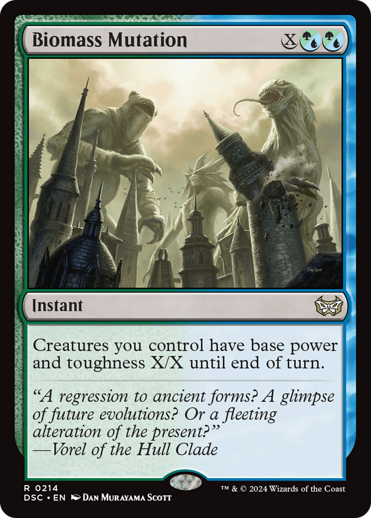 Biomass Mutation (DSC-214) - Duskmourn: House of Horror Commander - Poke-Collect